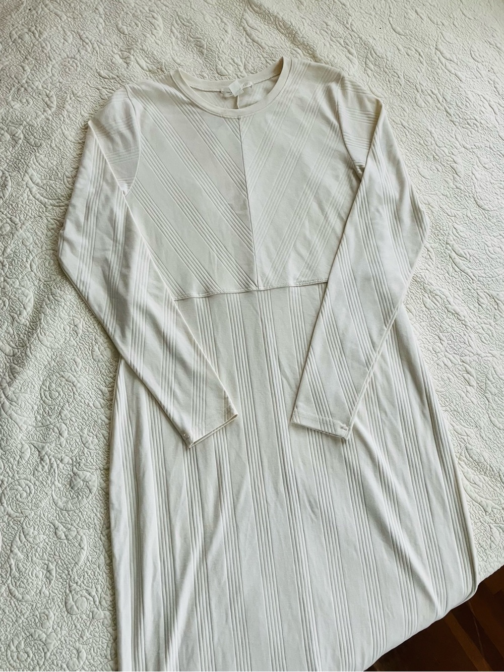 NWOT Treasure & Bond cream maxi dress